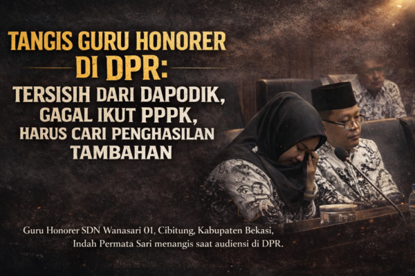 Tangis Guru Honorer di DPR Tersingkir dari Dapodik dan Gagal Mengikuti Seleksi PPPK