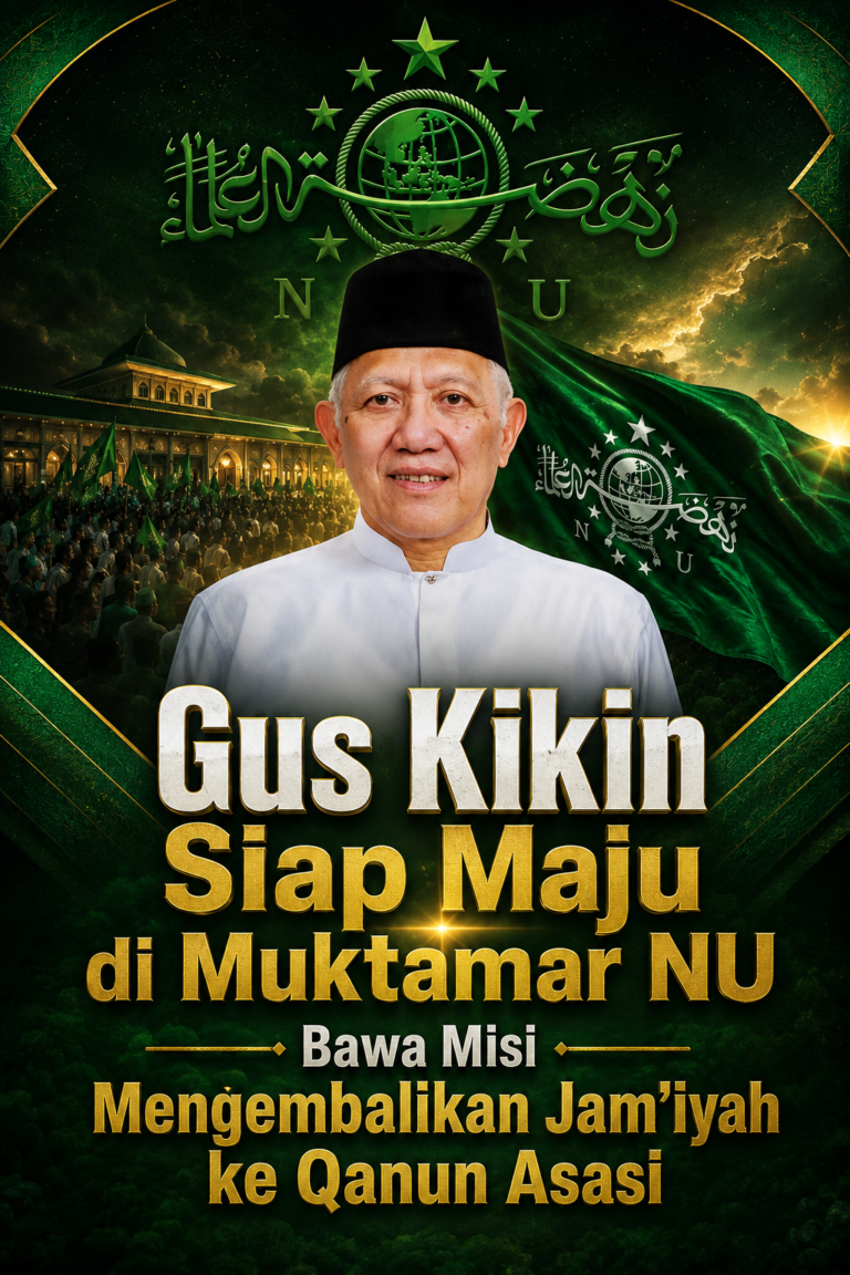 Gus Kikin Siap Maju di Muktamar NU, Bawa Misi Mengembalikan Jam’iyah ke Qanun Asasi