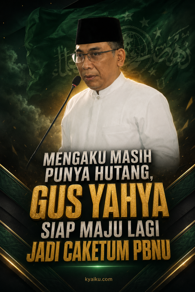 Mengaku Masih Punya Hutang, Gus Yahya Siap Maju Lagi Jadi Caketum PBNU